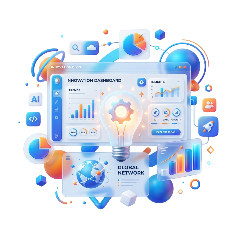 Technology Blog Illustration